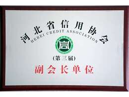 河北省信用協(xié)會副會長單位